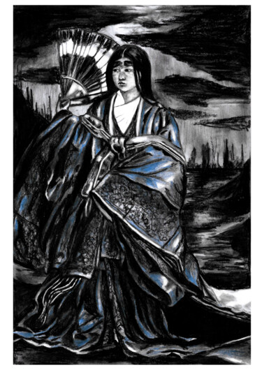 Disegno intitolato "Kimono" da Mr_lucassss, Opera d'arte originale, Matita
