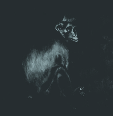 Digital Arts με τίτλο "Monkey" από Marina Kuznetsova, Αυθεντικά έργα τέχνης, Ψηφιακή ζωγραφική