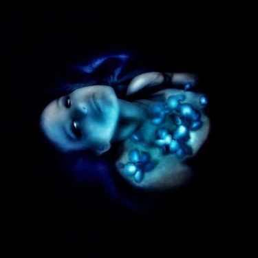 Photographie intitulée "Glow Worm" par Mrn, Œuvre d'art originale, Photographie manipulée