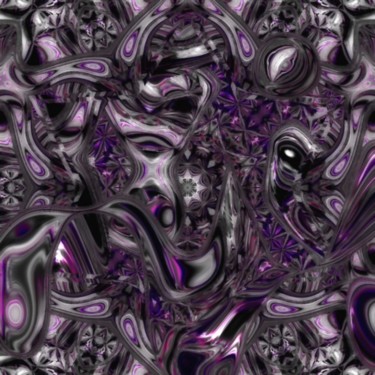 Digital Arts titled "Waxy Mandala" by Mrn, Original Artwork, 2D Digital Work