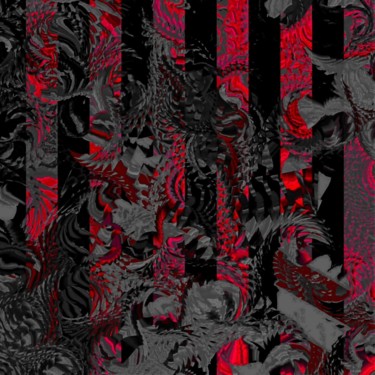 Digitale Kunst mit dem Titel "Gates Of Hell" von Mrn, Original-Kunstwerk, 2D digitale Arbeit