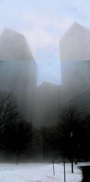 Photography titled "Brume en ville" by Michel Robitaille, Original Artwork