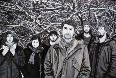 Peinture intitulée "Hey Rosetta!" par Michel Robitaille, Œuvre d'art originale