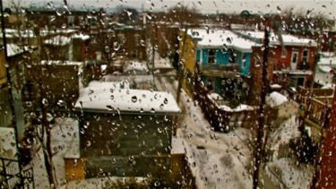 Photographie intitulée "Rainy Rosemont" par Michel Robitaille, Œuvre d'art originale