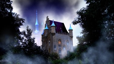 Digital Arts titled "Schloss" by Eva-Jo, Original Artwork, Photo Montage