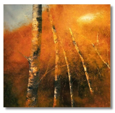 Pintura titulada "Trees" por Soledad, Obra de arte original, Oleo Montado en Bastidor de camilla de madera