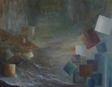Peinture intitulée "Koyaanisqatsi" par Marie-Sylvie Riviere, Œuvre d'art originale