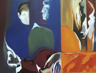 Painting titled "Untitled" by M.S.Vinod, Original Artwork