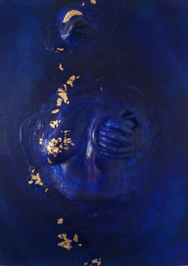 Peinture intitulée "Ce sein que je ne s…" par Marine Tessier, Œuvre d'art originale, Plâtre