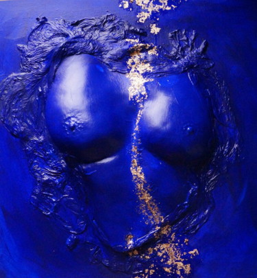 Peinture intitulée "Comme une plume" par Marine Tessier, Œuvre d'art originale, Acrylique