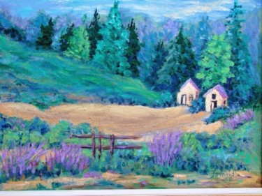 Painting titled "Laurentians Hills,…" by Marie-Therese Forand, Original Artwork