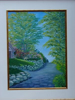 Peinture intitulée "McMichael Cottage" par Marie-Therese Forand, Œuvre d'art originale