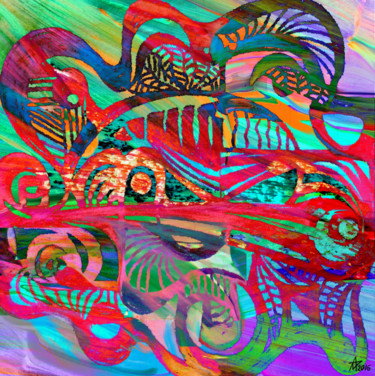 Digitale Kunst mit dem Titel "The Imagination." von Munir Akhmejanov, Original-Kunstwerk, Digitale Malerei