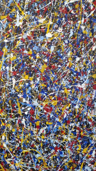 Pintura intitulada "Big Bang" por Muraldi, Obras de arte originais, Acrílico