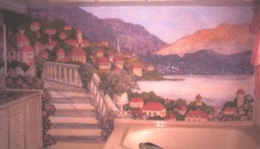 Painting titled "Capri" by Thom Green, Original Artwork
