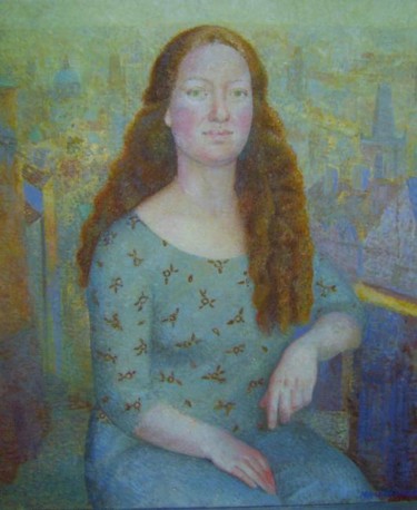 Painting titled "dev.jpg" by Olga Muratova, Original Artwork