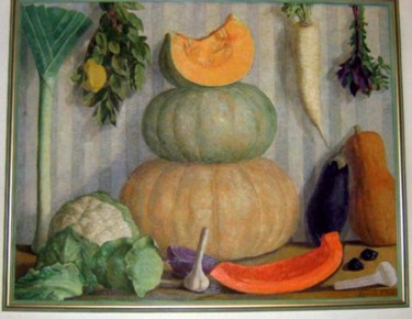 Painting titled "Натюрморт" by Olga Muratova, Original Artwork