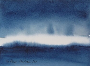 Schilderij getiteld "Horizon" door Muriel Buthier-Chartrain, Origineel Kunstwerk