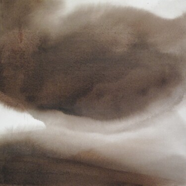 Peinture intitulée "Poids des sentiment…" par Muriel Buthier-Chartrain, Œuvre d'art originale, Aquarelle