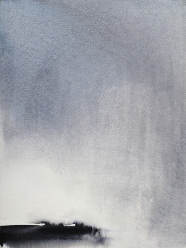 Peinture intitulée "Sois tranquille" par Muriel Buthier-Chartrain, Œuvre d'art originale, Aquarelle