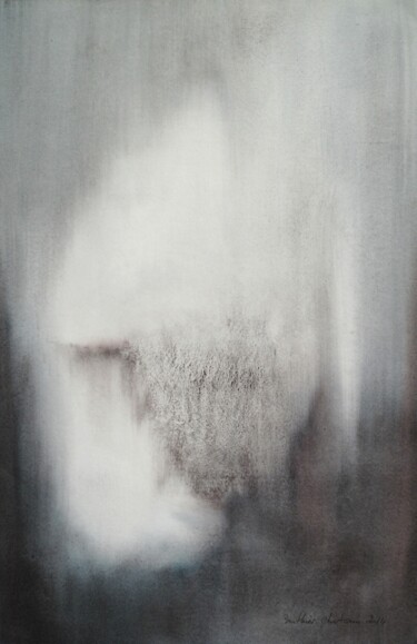 Peinture intitulée "Le vide / The void" par Muriel Buthier-Chartrain, Œuvre d'art originale, Aquarelle