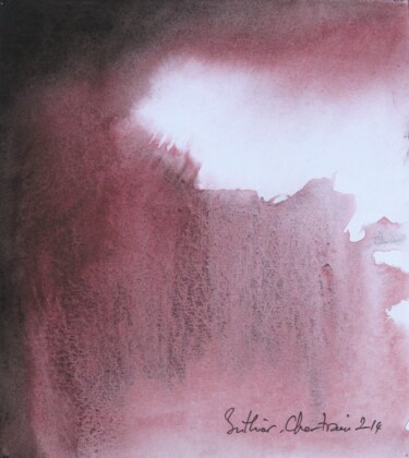 Peinture intitulée "Secrets de rouge" par Muriel Buthier-Chartrain, Œuvre d'art originale, Aquarelle