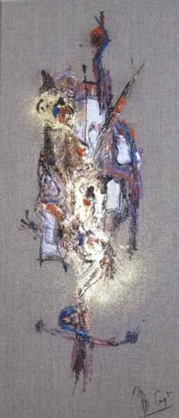 Peinture intitulée "The banner and the…" par Muriel Cayet, Œuvre d'art originale
