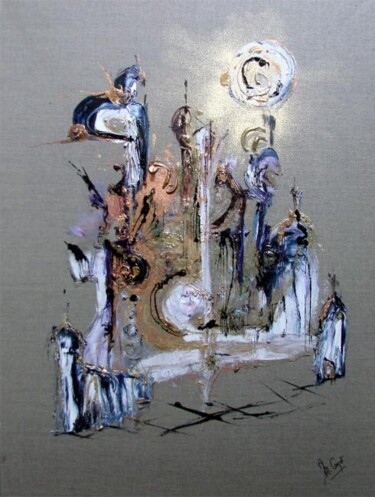 Peinture intitulée "Tsarkoïé-Sélo Toura…" par Muriel Cayet, Œuvre d'art originale