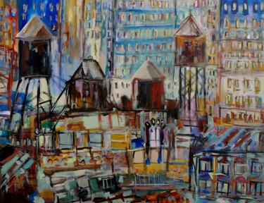 "Spring Street" başlıklı Tablo Muriel Cayet tarafından, Orijinal sanat, Akrilik