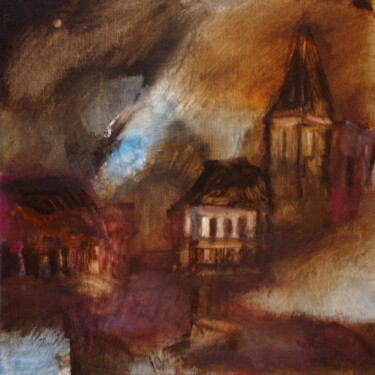 Картина под названием "Hôtel-Dieu" - Muriel Cayet, Подлинное произведение искусства