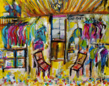 Картина под названием "True Shop" - Muriel Cayet, Подлинное произведение искусства