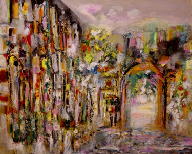 Schilderij getiteld "Arcades" door Muriel Cayet, Origineel Kunstwerk, Acryl