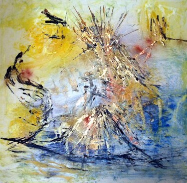 Peinture intitulée "Mélusine - Collecti…" par Muriel Cayet, Œuvre d'art originale