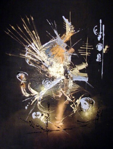 Peinture intitulée "Osteo" par Muriel Cayet, Œuvre d'art originale