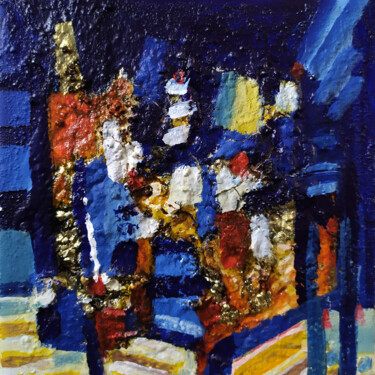 Картина под названием "Feux, phares et bal…" - Muriel Cayet, Подлинное произведение искусства, Акрил Установлен на Деревянна…