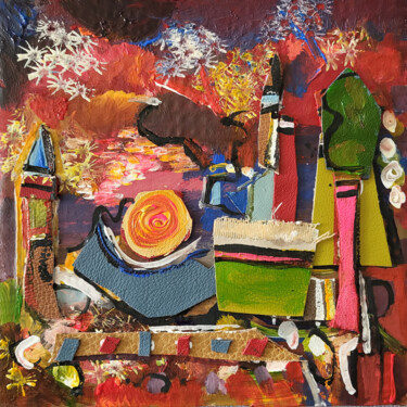 Peinture intitulée "A Tropea- Collectio…" par Muriel Cayet, Œuvre d'art originale, Acrylique