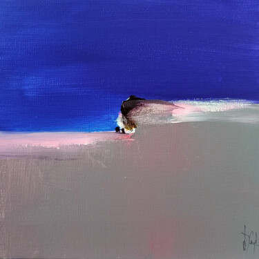 Painting titled "Carré d'horizon 26" by Muriel Cayet, Original Artwork, Acrylic