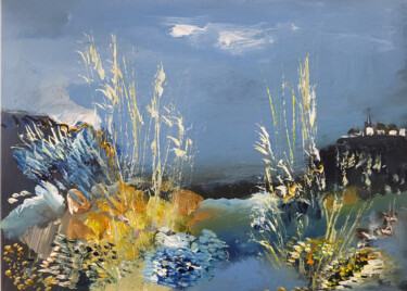 Peinture intitulée "J'aime les paysages…" par Muriel Cayet, Œuvre d'art originale, Acrylique