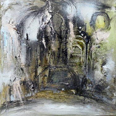 Pintura intitulada "Catacombes - Etude" por Muriel Cayet, Obras de arte originais
