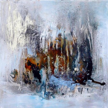 Peinture intitulée "Glaciation" par Muriel Cayet, Œuvre d'art originale, Acrylique