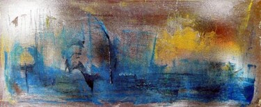 Peinture intitulée "La côte" par Muriel Cayet, Œuvre d'art originale