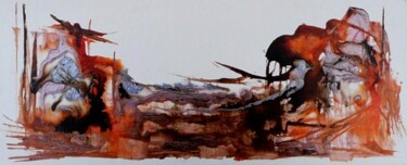 Pittura intitolato "Géologie" da Muriel Cayet, Opera d'arte originale
