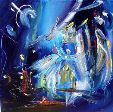 Malerei mit dem Titel "Il y a bal ce soir" von Muriel Cayet, Original-Kunstwerk