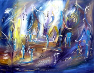 Painting titled "Musica - Collection…" by Muriel Cayet, Original Artwork