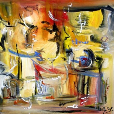 Painting titled "Ethnocréation - Etu…" by Muriel Cayet, Original Artwork