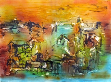 Painting titled "La Vallée de la Ser…" by Muriel Cayet, Original Artwork