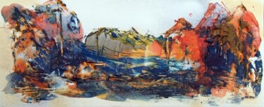 Pittura intitolato "Finistere" da Muriel Cayet, Opera d'arte originale