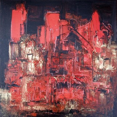 Painting titled "Stendhal Manhattan" by Muriel Cayet, Original Artwork