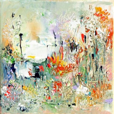 Peinture intitulée "12 printemps - 4" par Muriel Cayet, Œuvre d'art originale