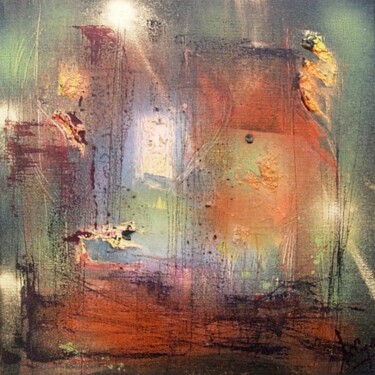Peinture intitulée "La petite fenêtre j…" par Muriel Cayet, Œuvre d'art originale